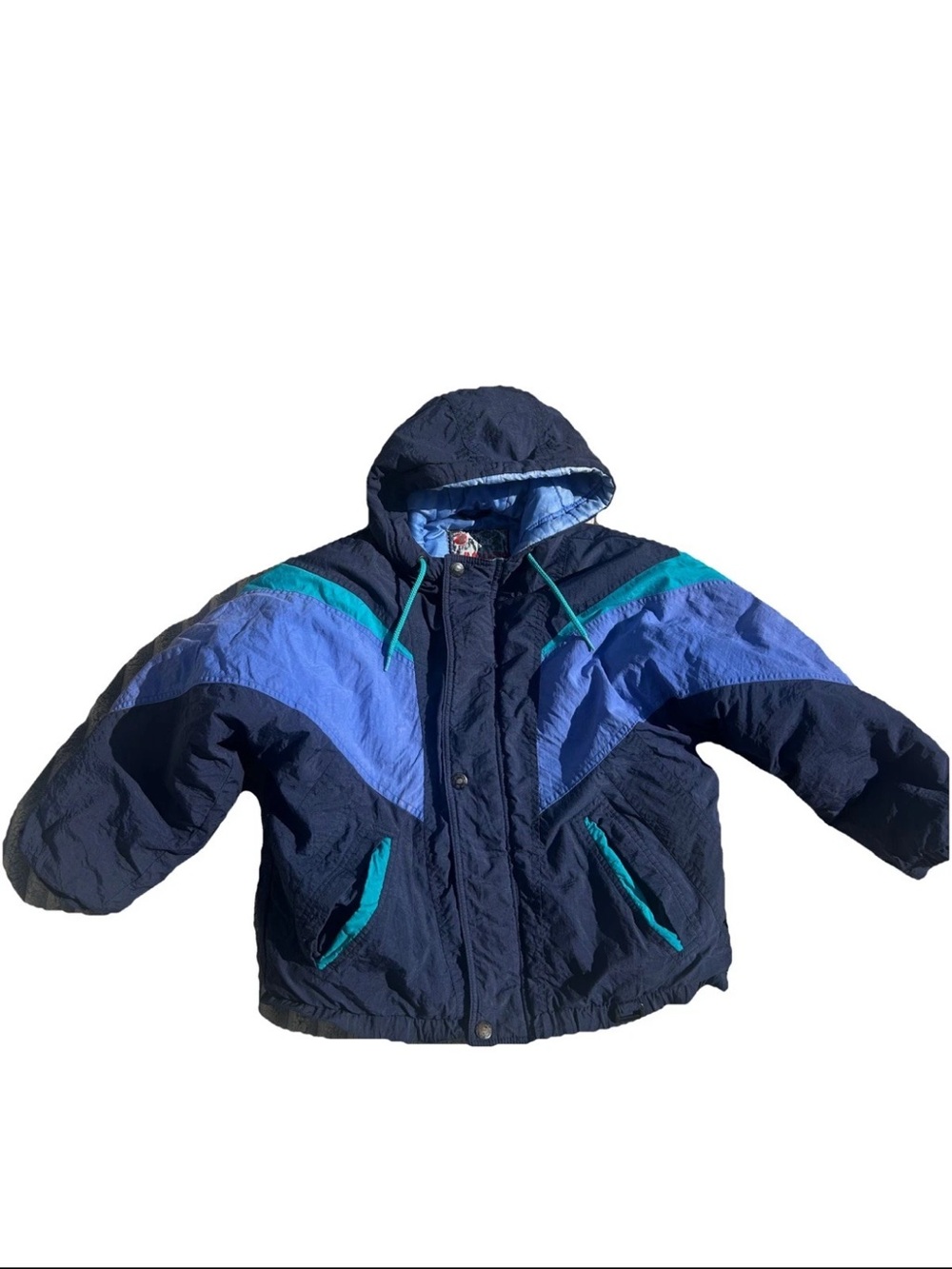 Vintage Pacific Trail Blue Child 8 Sportswear Lined W/hood **